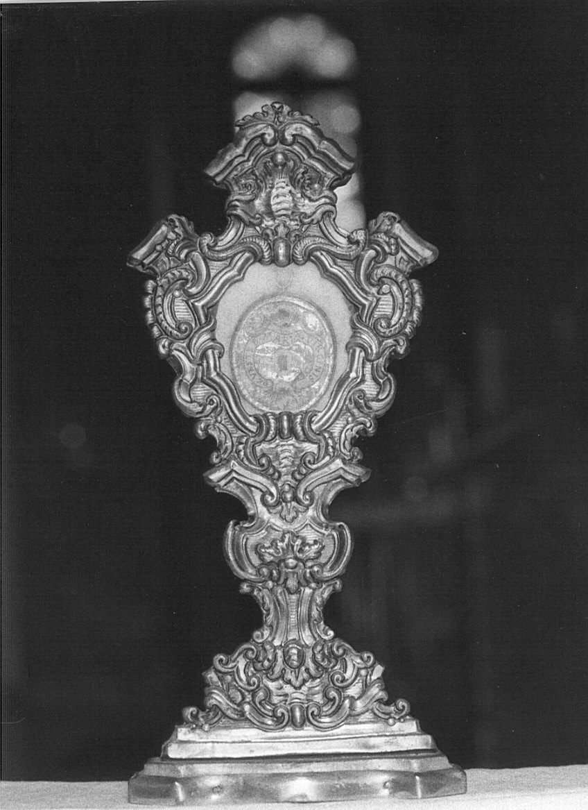 reliquiario - a ostensorio, opera isolata - bottega lombarda (seconda metà sec. XVIII)