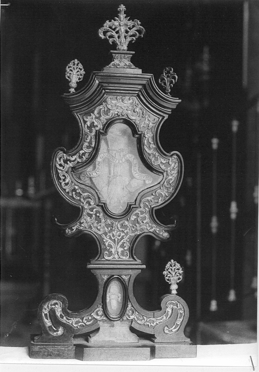 reliquiario - a ostensorio, serie - bottega lombarda (secc. XVIII/ XIX)