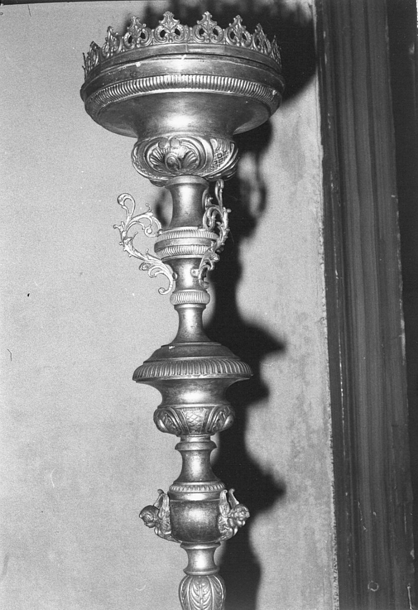 cero processionale, coppia - bottega lombarda (sec. XIX)