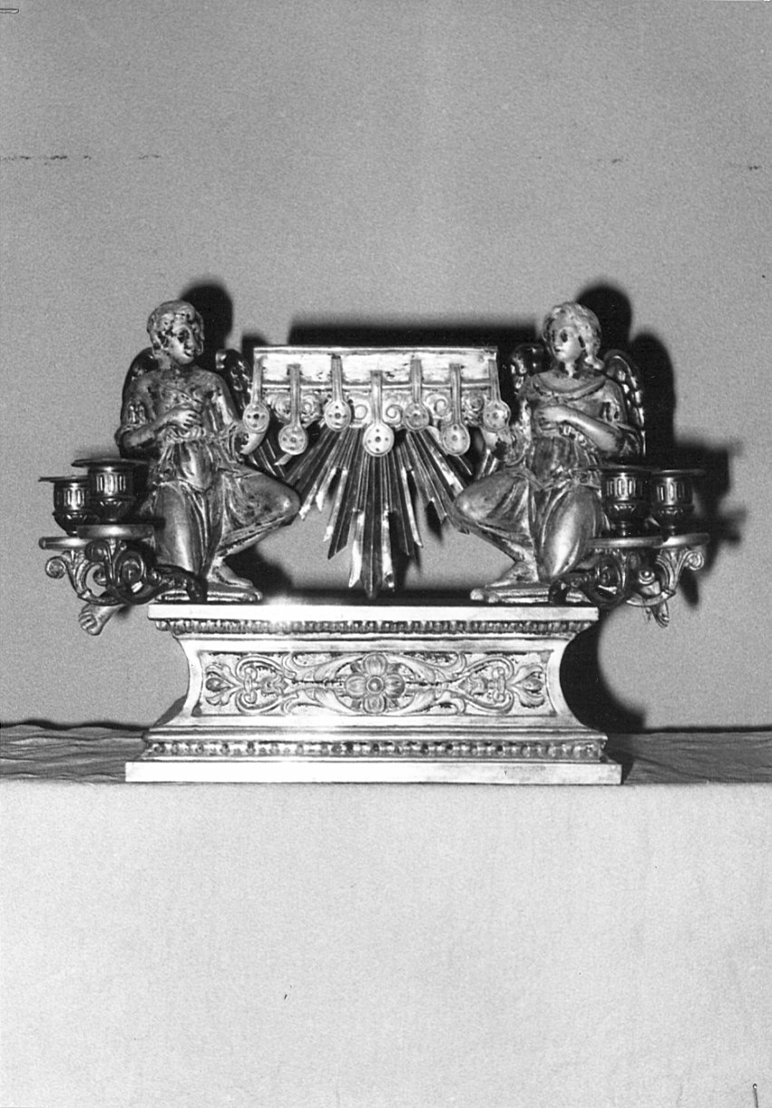 tronetto per esposizione eucaristica, opera isolata - bottega lombarda (sec. XIX)