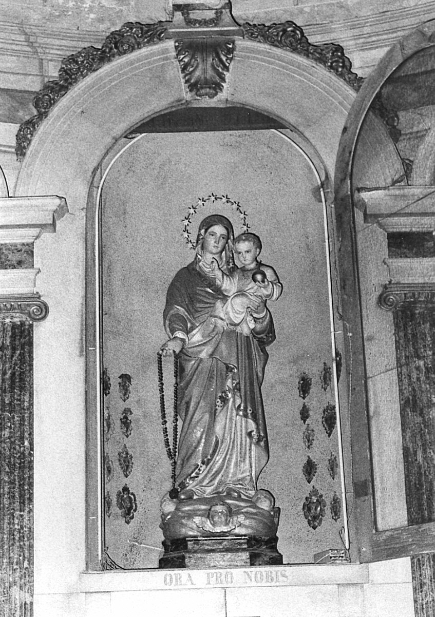 Madonna con Bambino (scultura, opera isolata) - bottega lombarda (secc. XVIII/ XIX)