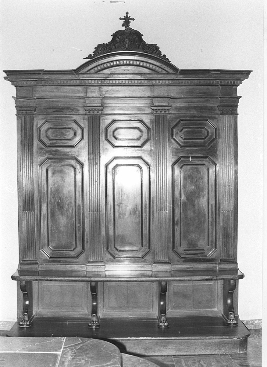 pancale da chiesa, opera isolata - bottega lombarda (sec. XIX)