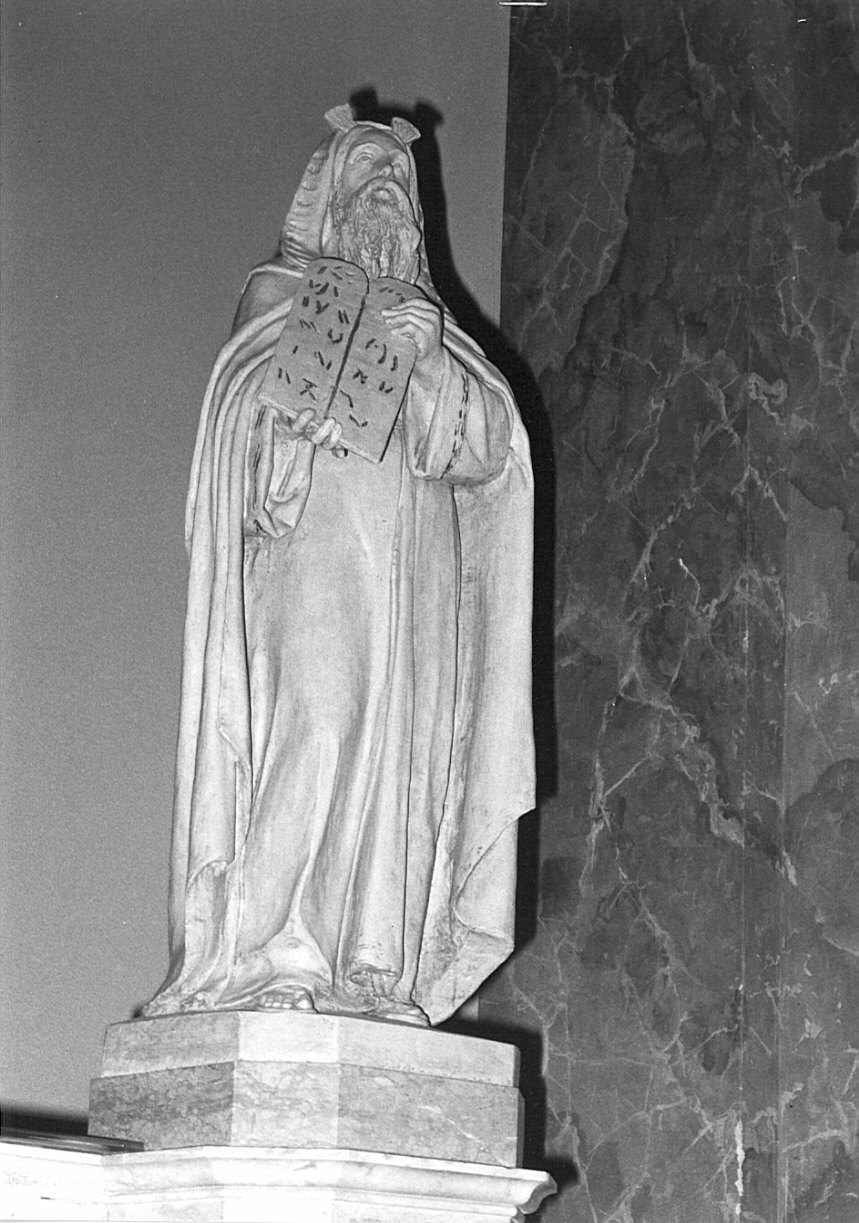 Mosè (statua, opera isolata) - bottega lombarda (sec. XIX)