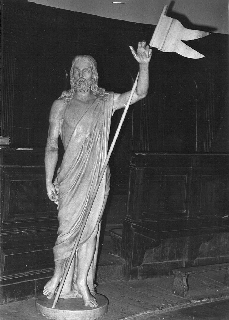 Cristo (statua, opera isolata) - bottega lombarda (sec. XIX)