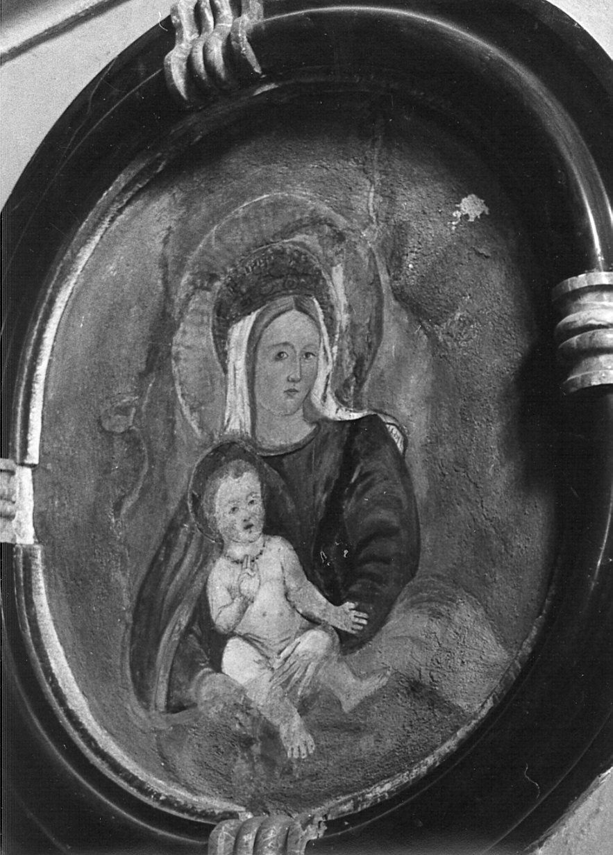 Madonna con Bambino (dipinto, opera isolata) - ambito lombardo (secc. XVI/ XVII)