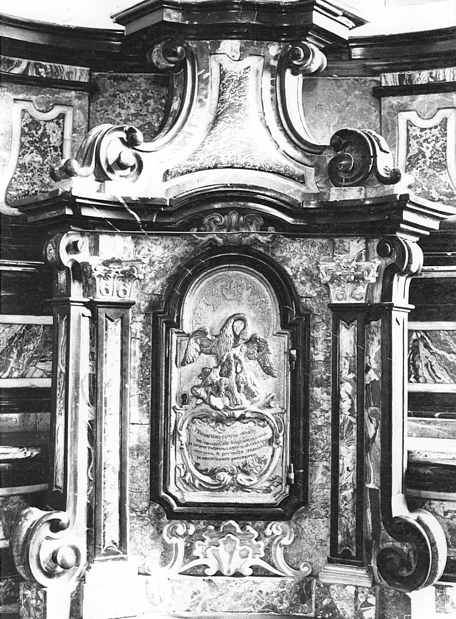 sportello di tabernacolo, elemento d'insieme - bottega lombarda (sec. XVIII)