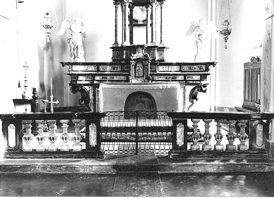 angeli (balaustrata di altare) - bottega lombarda (sec. XVIII)