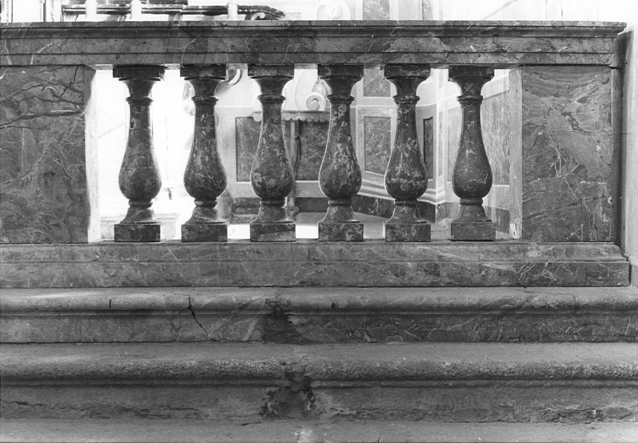 balaustrata, opera isolata - bottega lombarda (seconda metà sec. XIX)