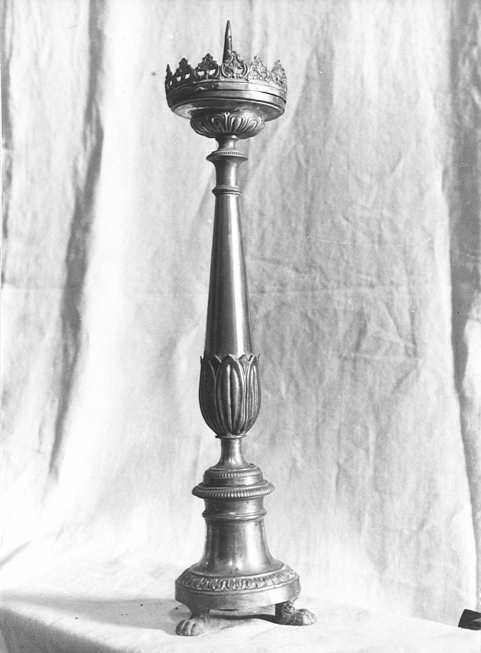 candeliere, coppia - bottega lombarda (secc. XIX/ XX)