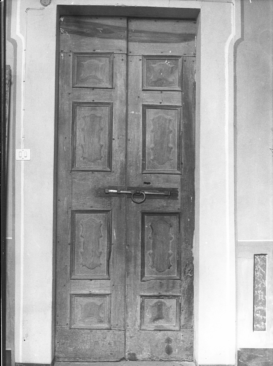 porta, opera isolata - bottega lombarda (sec. XVIII)