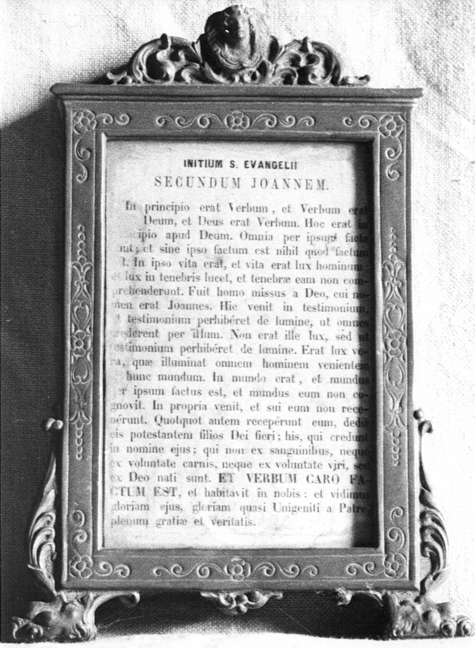 cartagloria, opera isolata - bottega lombarda (prima metà sec. XIX)