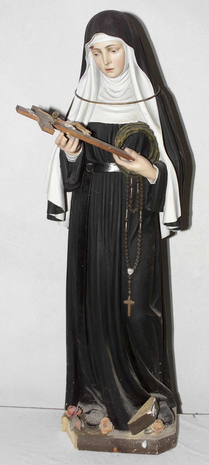 Santa Rita da Cascia (statua, opera isolata) - bottega lombarda (prima metà sec. XX)