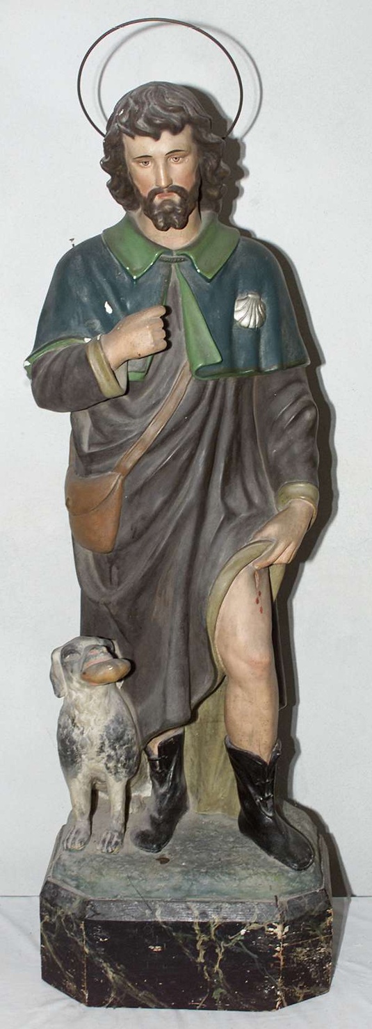 San Rocco (statua, opera isolata) - bottega lombarda (prima metà sec. XX)