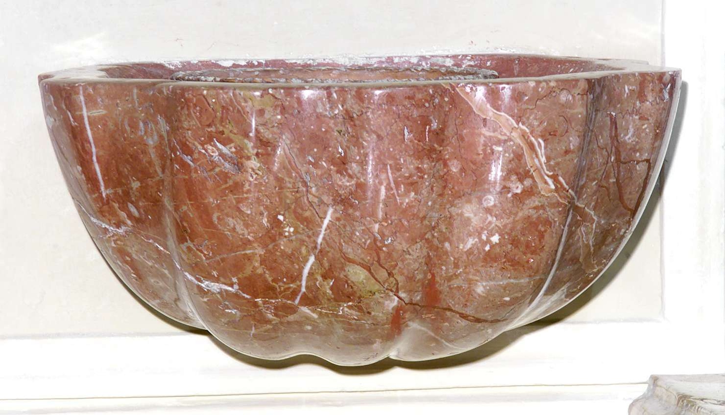 acquasantiera da parete, opera isolata - bottega bergamasca (sec. XIX)