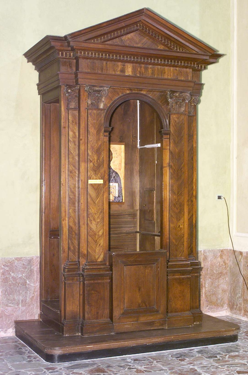 confessionale, opera isolata - bottega bergamasca (sec. XIX)