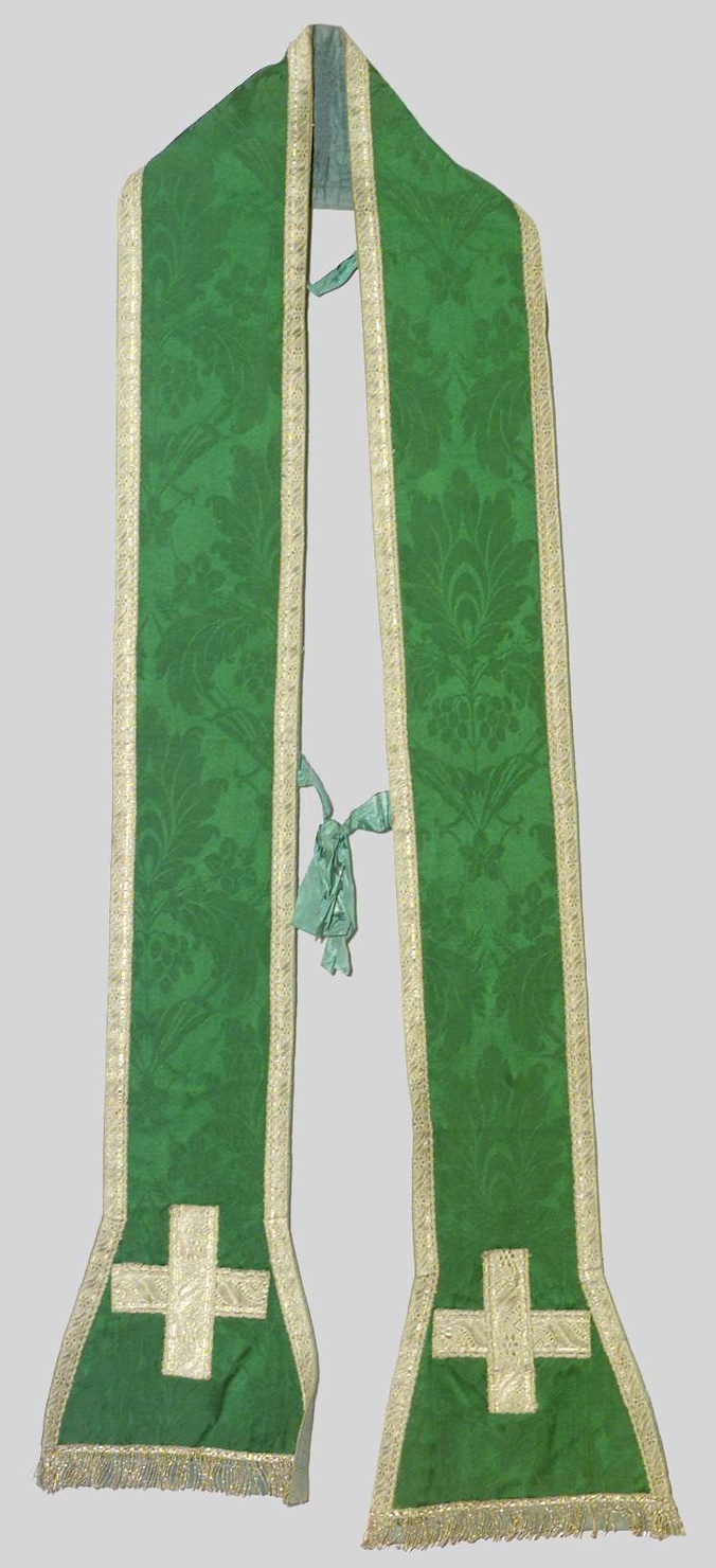 stola, opera isolata - manifattura italiana (seconda metà sec. XIX)