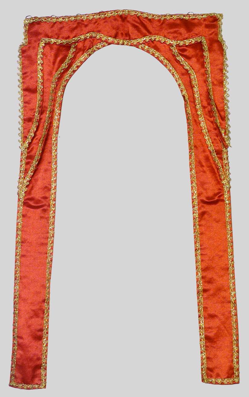 conopeo di tabernacolo, opera isolata - manifattura italiana (terzo quarto sec. XX)