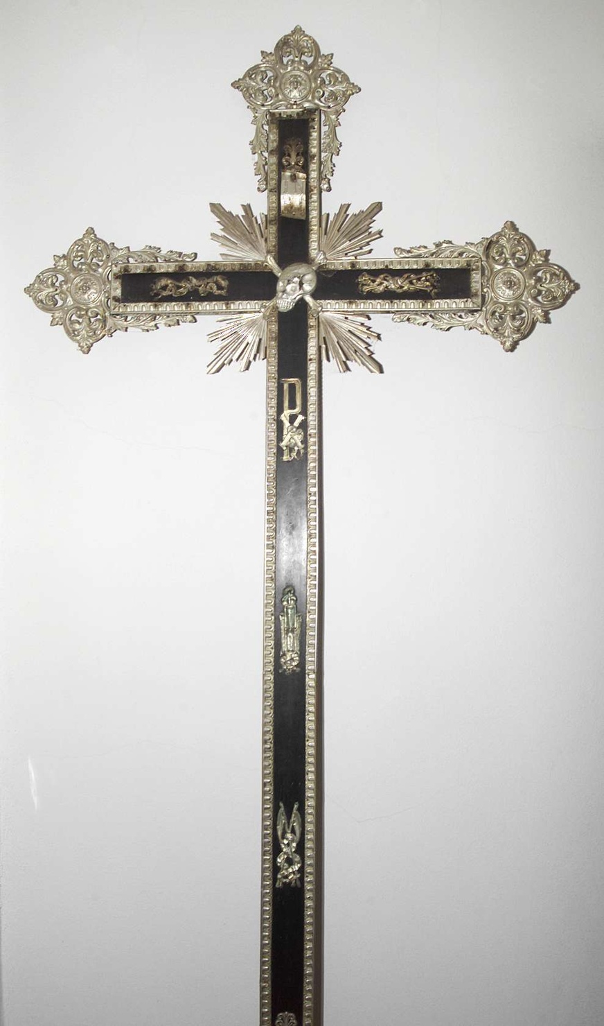 croce penitenziale, opera isolata - bottega lombarda (seconda metà sec. XIX)