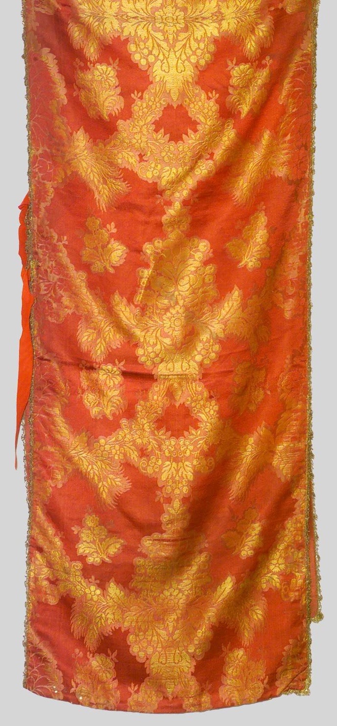 velo omerale, opera isolata - manifattura italiana (seconda metà sec. XIX)