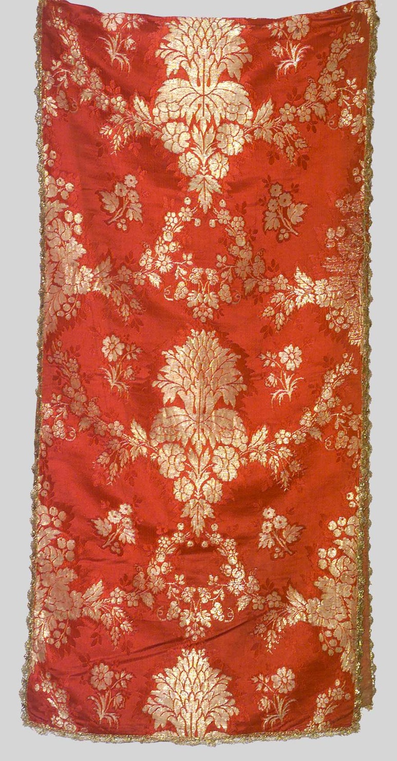 velo omerale, opera isolata - manifattura italiana (sec. XIX)