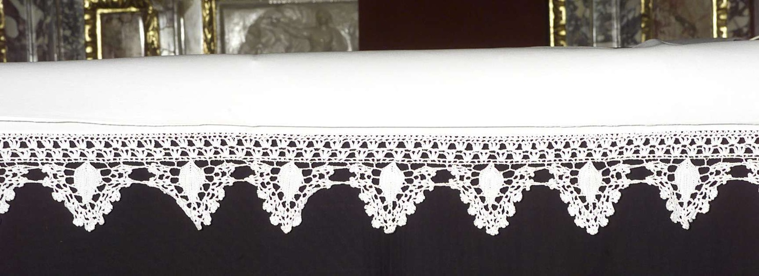 tovaglia d'altare, opera isolata - manifattura lombarda (metà sec. XX)