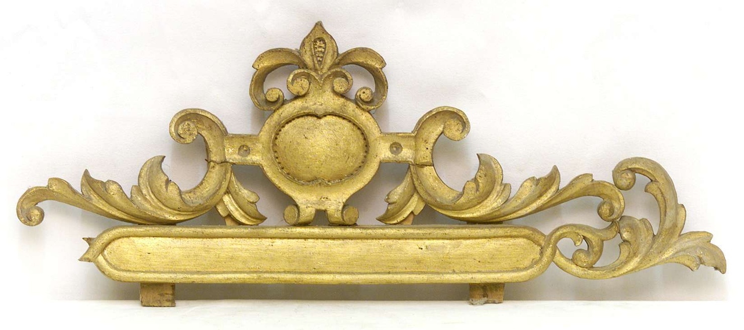 cimasa, coppia - bottega lombarda (seconda metà sec. XIX)