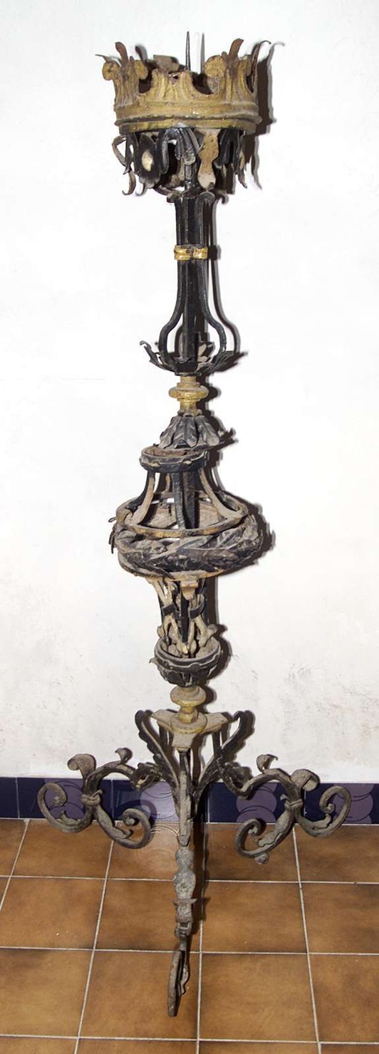 candelabro funebre, coppia - bottega lombarda (sec. XIX)