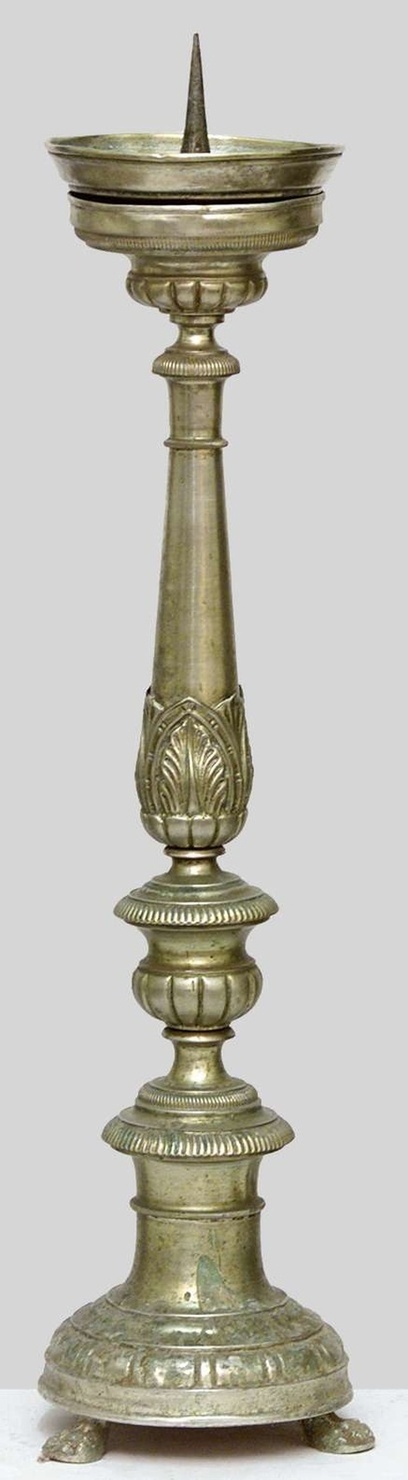 candeliere d'altare, coppia - bottega lombarda (sec. XIX)