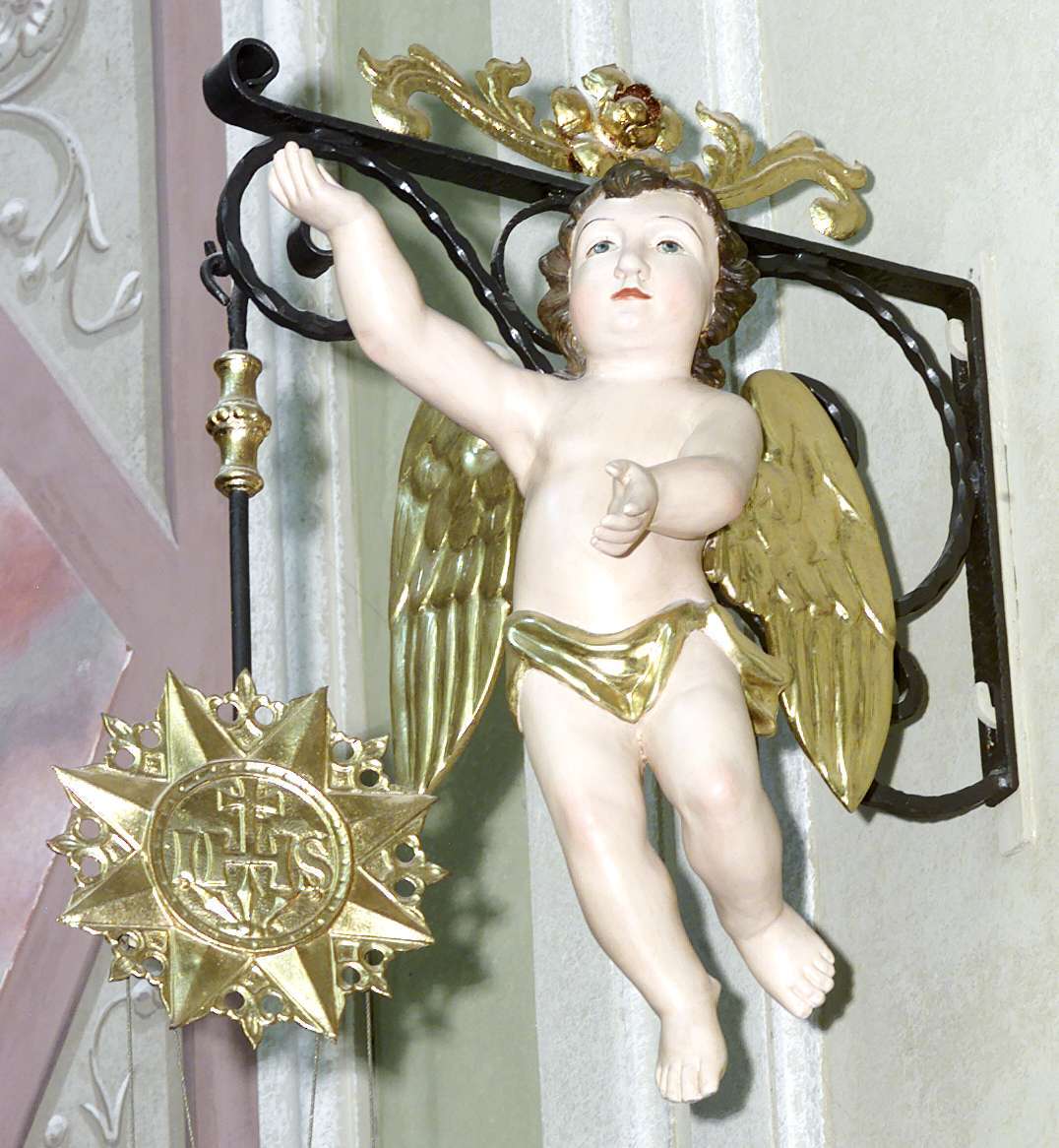 candeliere da parete, coppia - bottega lombarda (primo quarto sec. XX)