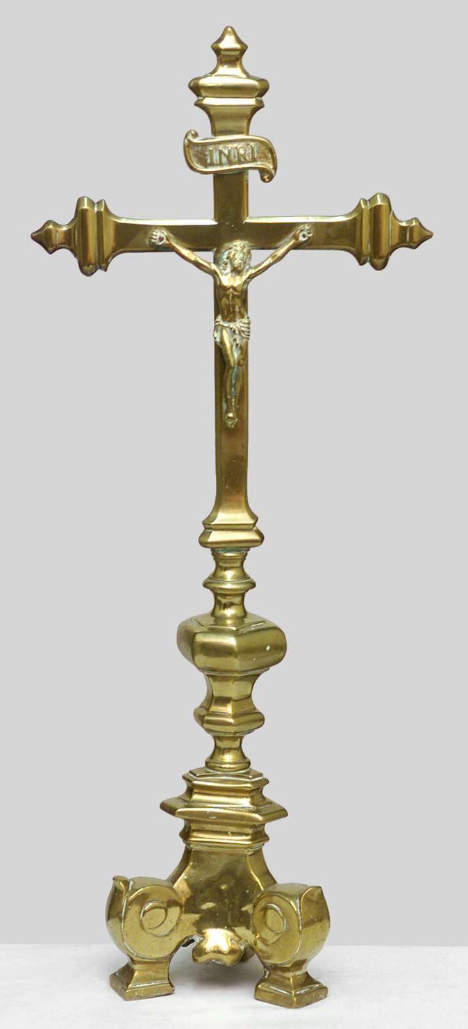 croce d'altare, coppia - bottega lombarda (sec. XVIII)