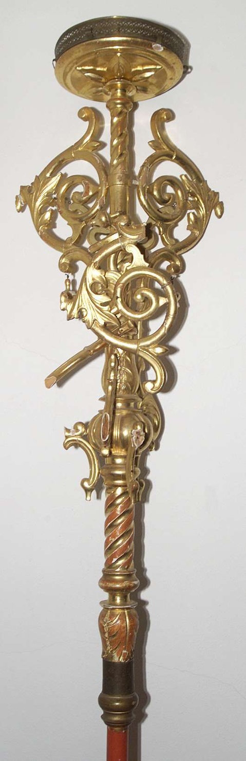 lanterna processionale, coppia - bottega lombarda (fine/inizio secc. XVIII/ XIX)