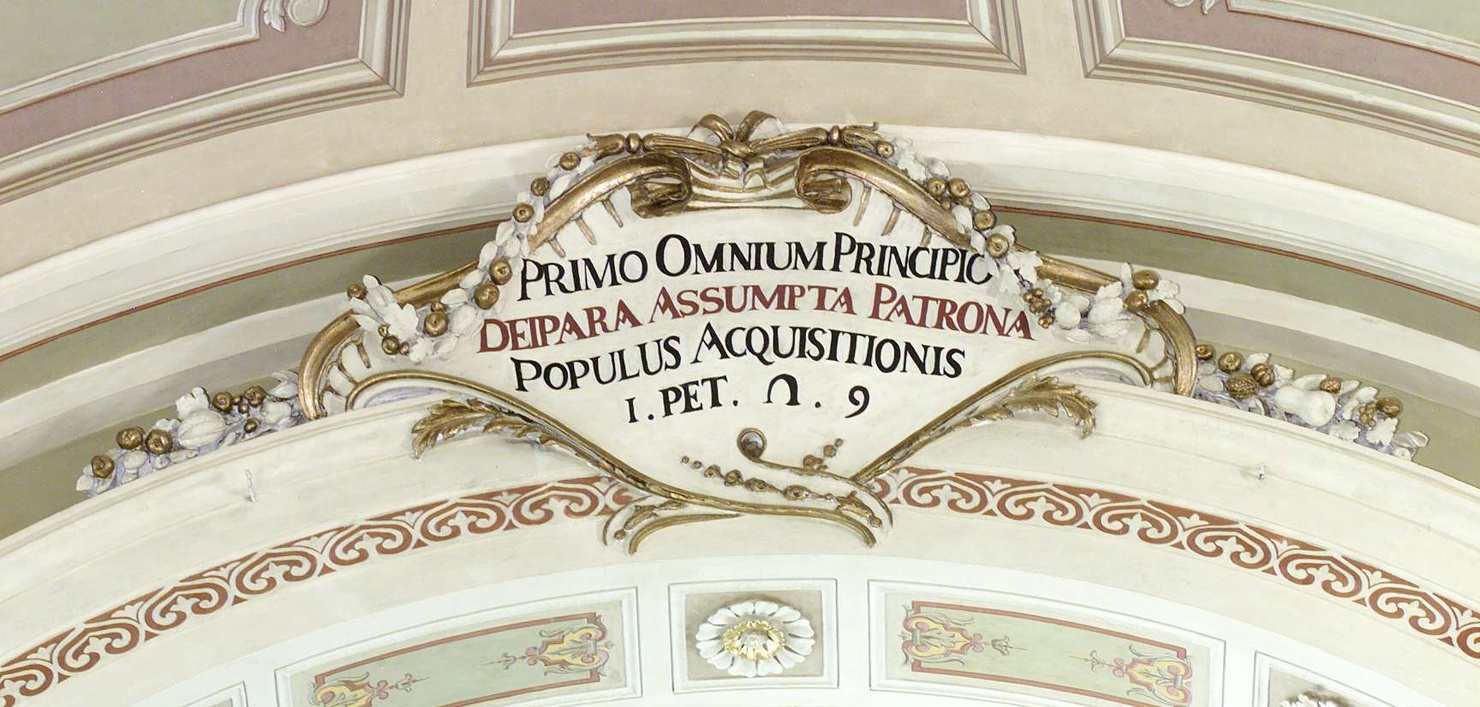 cartiglio, elemento d'insieme - bottega bergamasca (sec. XIX)