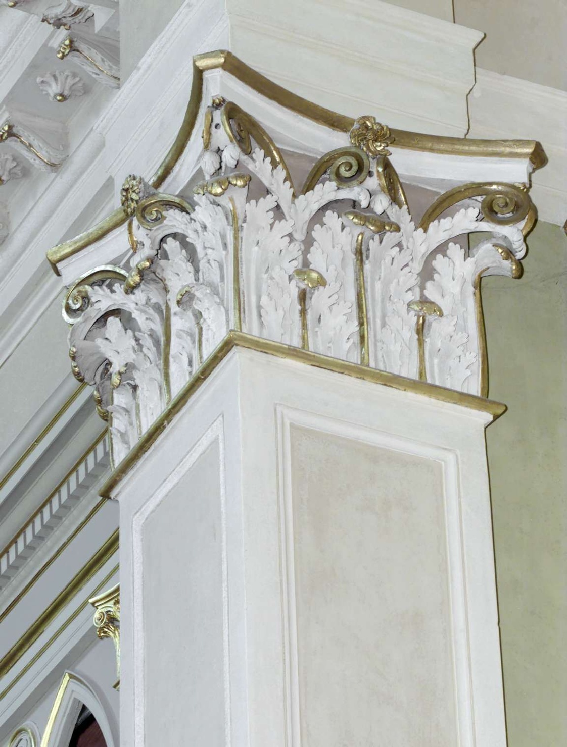 capitello, serie - bottega bergamasca (ultimo quarto sec. XVIII)