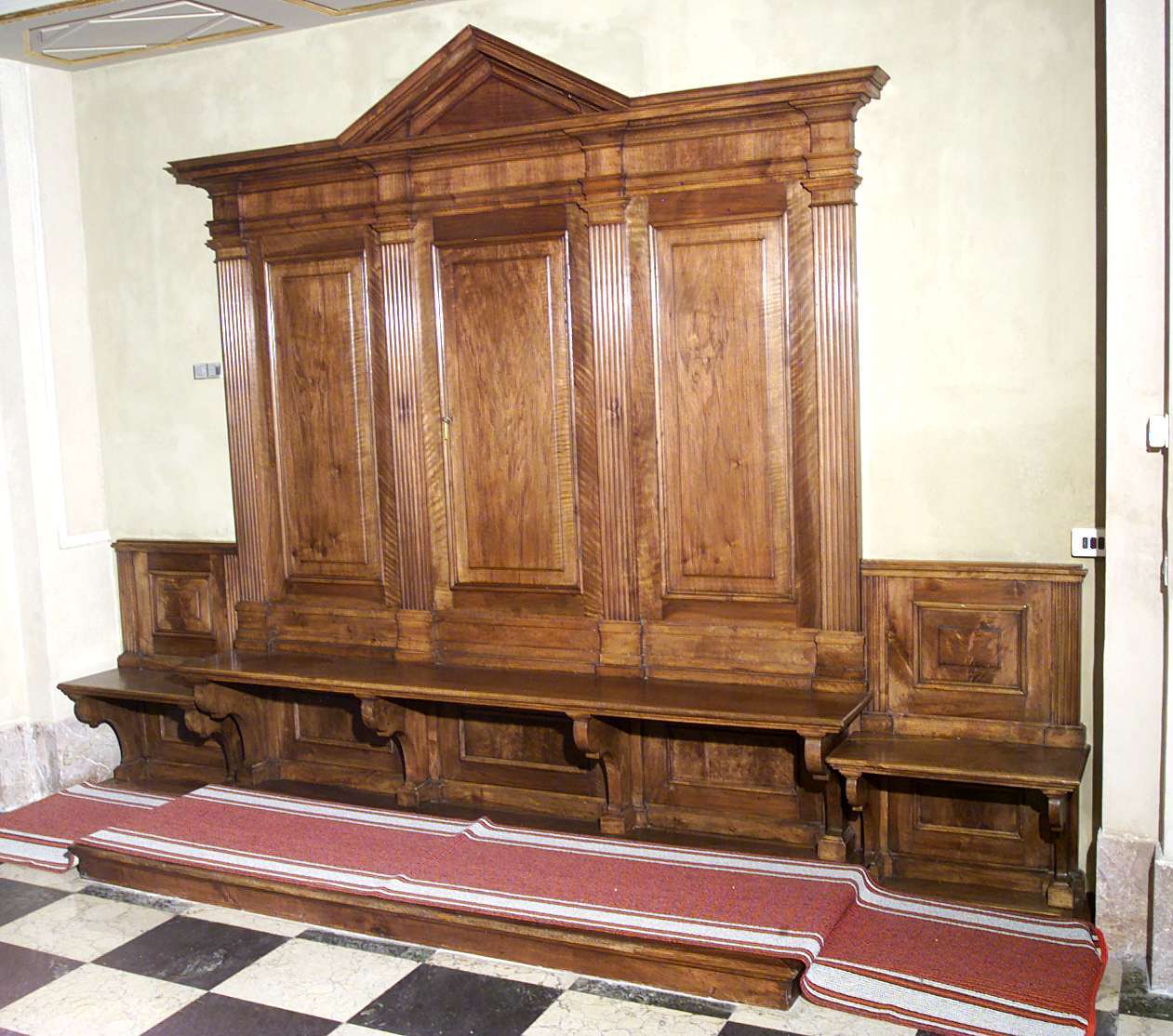 bancale, opera isolata - bottega lombarda (sec. XIX)