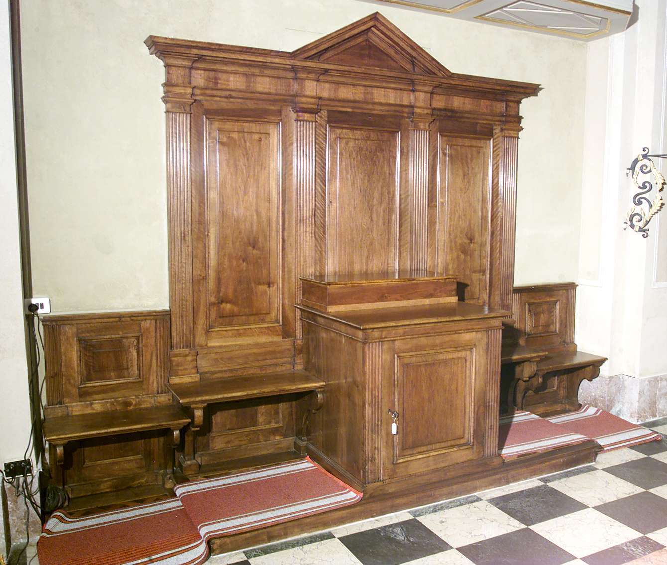 bancale, opera isolata - bottega lombarda (sec. XIX)