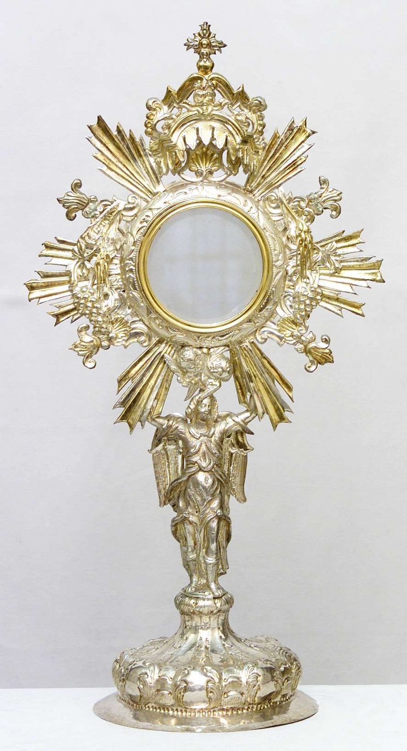 ostensorio, opera isolata - bottega lombarda (prima metà sec. XIX)