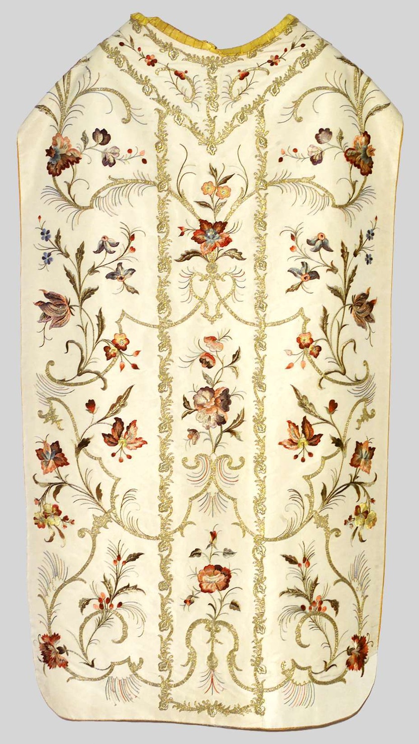 pianeta, elemento d'insieme - manifattura lombarda (sec. XIX)