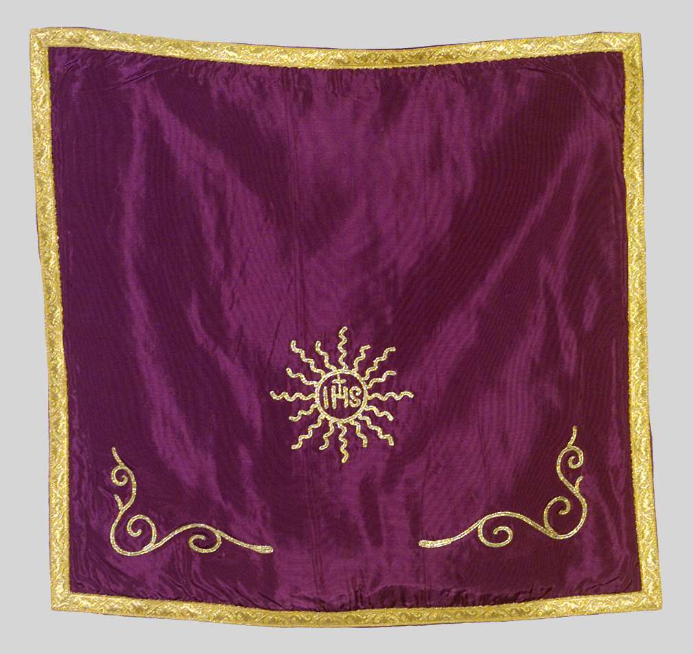 velo di calice, elemento d'insieme - manifattura italiana (terzo quarto sec. XX)