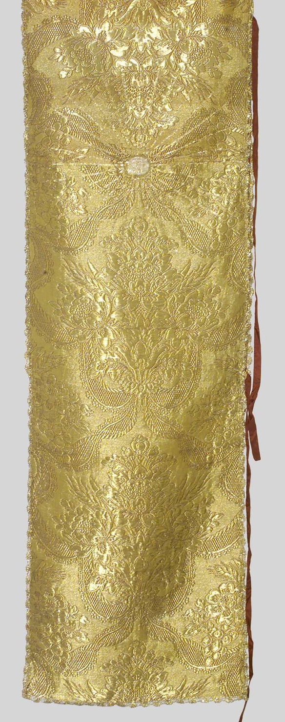 velo omerale, elemento d'insieme - manifattura italiana (sec. XIX)