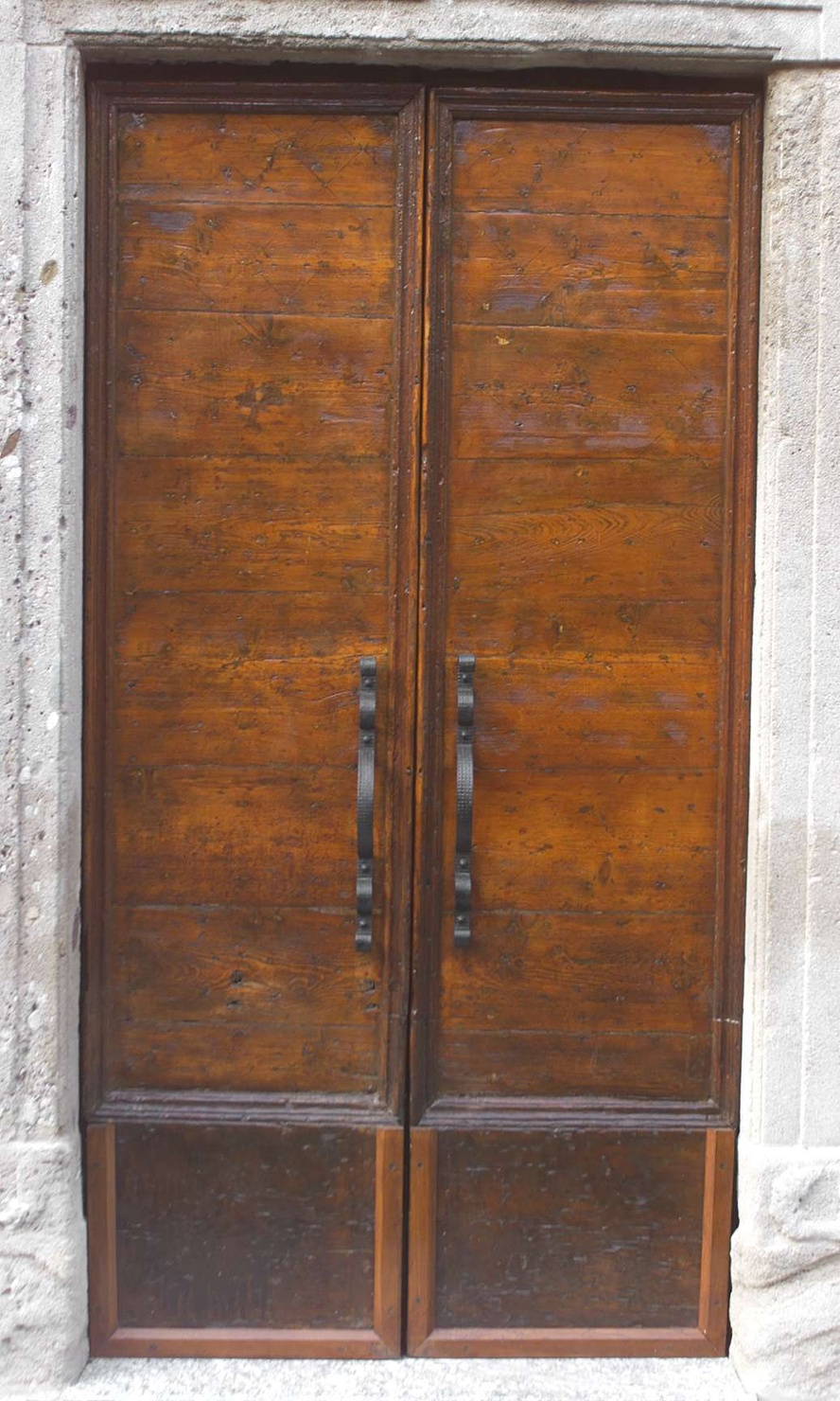 porta - a due battenti, opera isolata - bottega bergamasca (sec. XVIII)