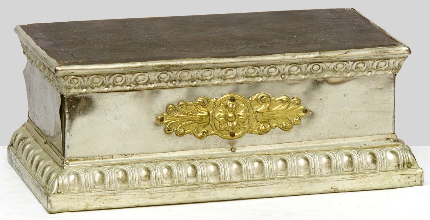 base per reliquiario, serie - bottega lombarda (sec. XIX)