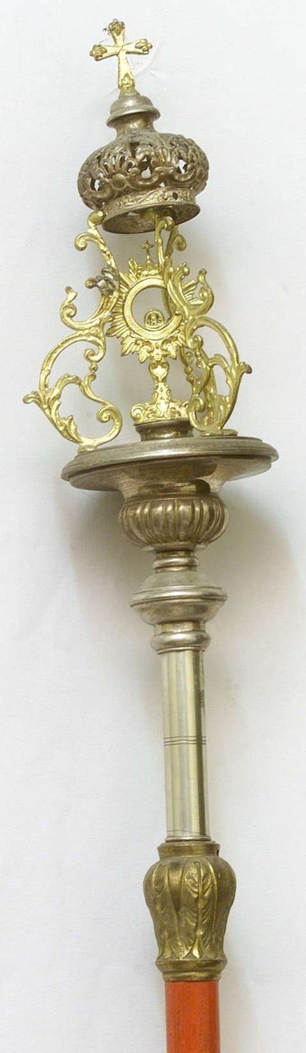 emblema di confraternita, serie - bottega lombarda (ultimo quarto sec. XIX)