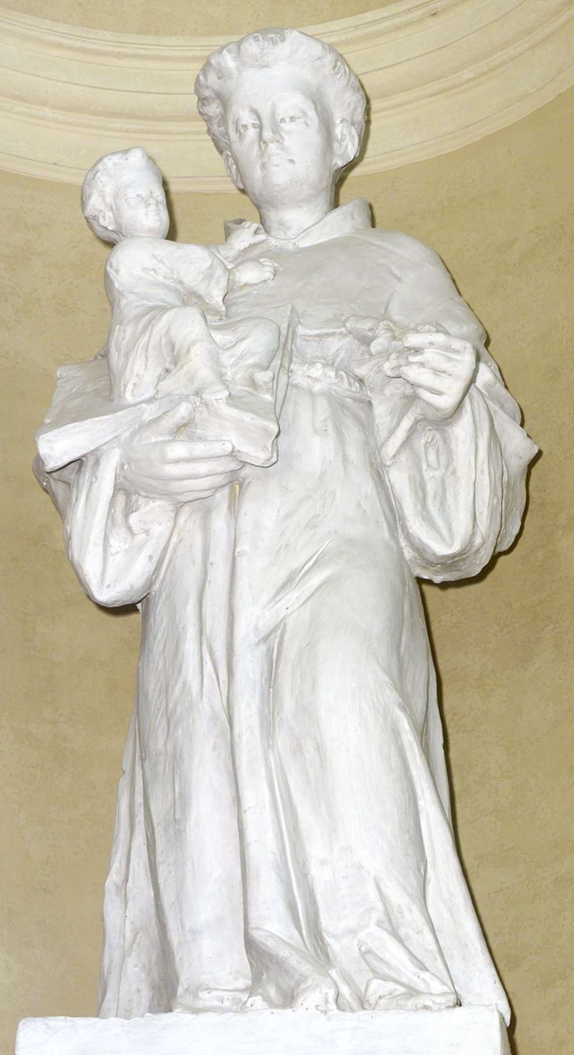Sant'Antonio da Padova (statua, opera isolata) - bottega lombarda (terzo quarto sec. XX)