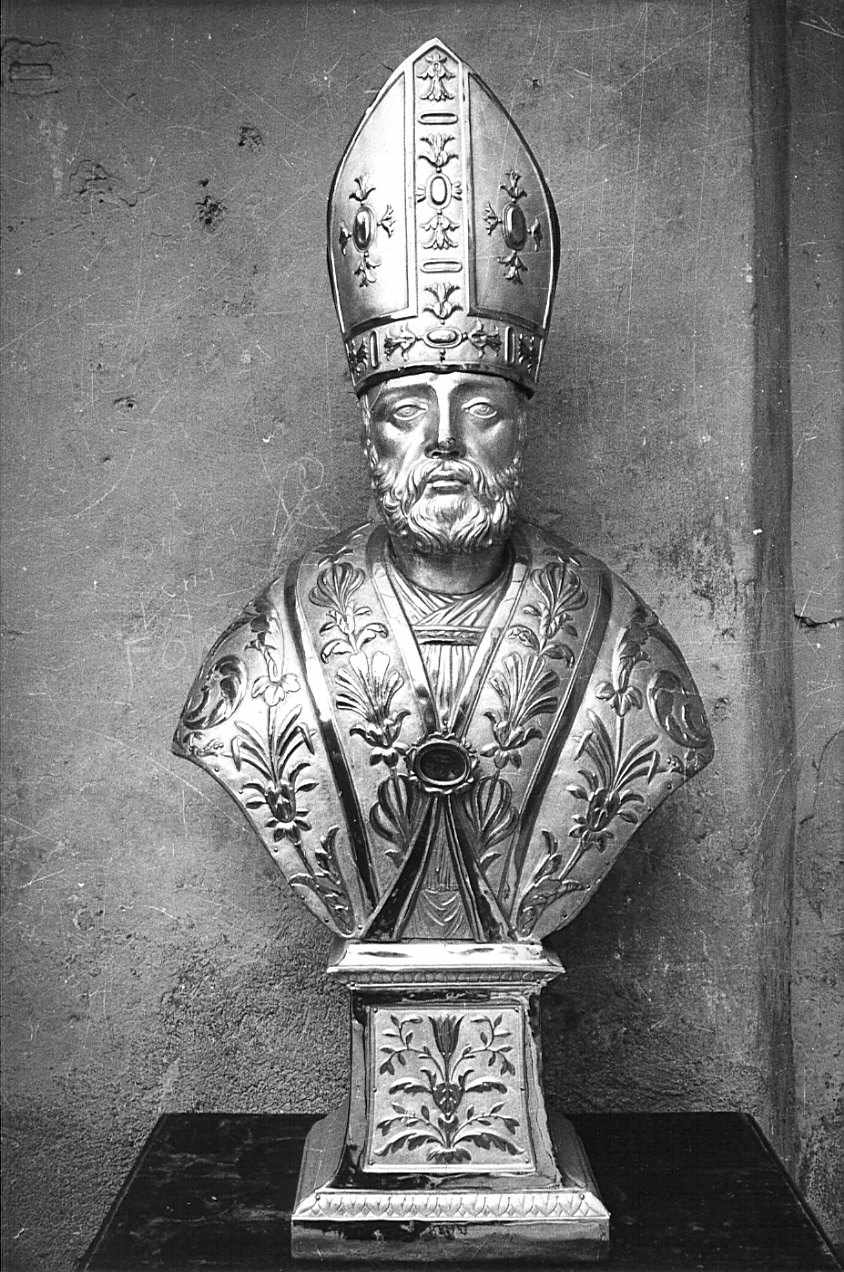 vescovi (reliquiario - a busto, serie) - bottega lombarda (primo quarto sec. XIX)