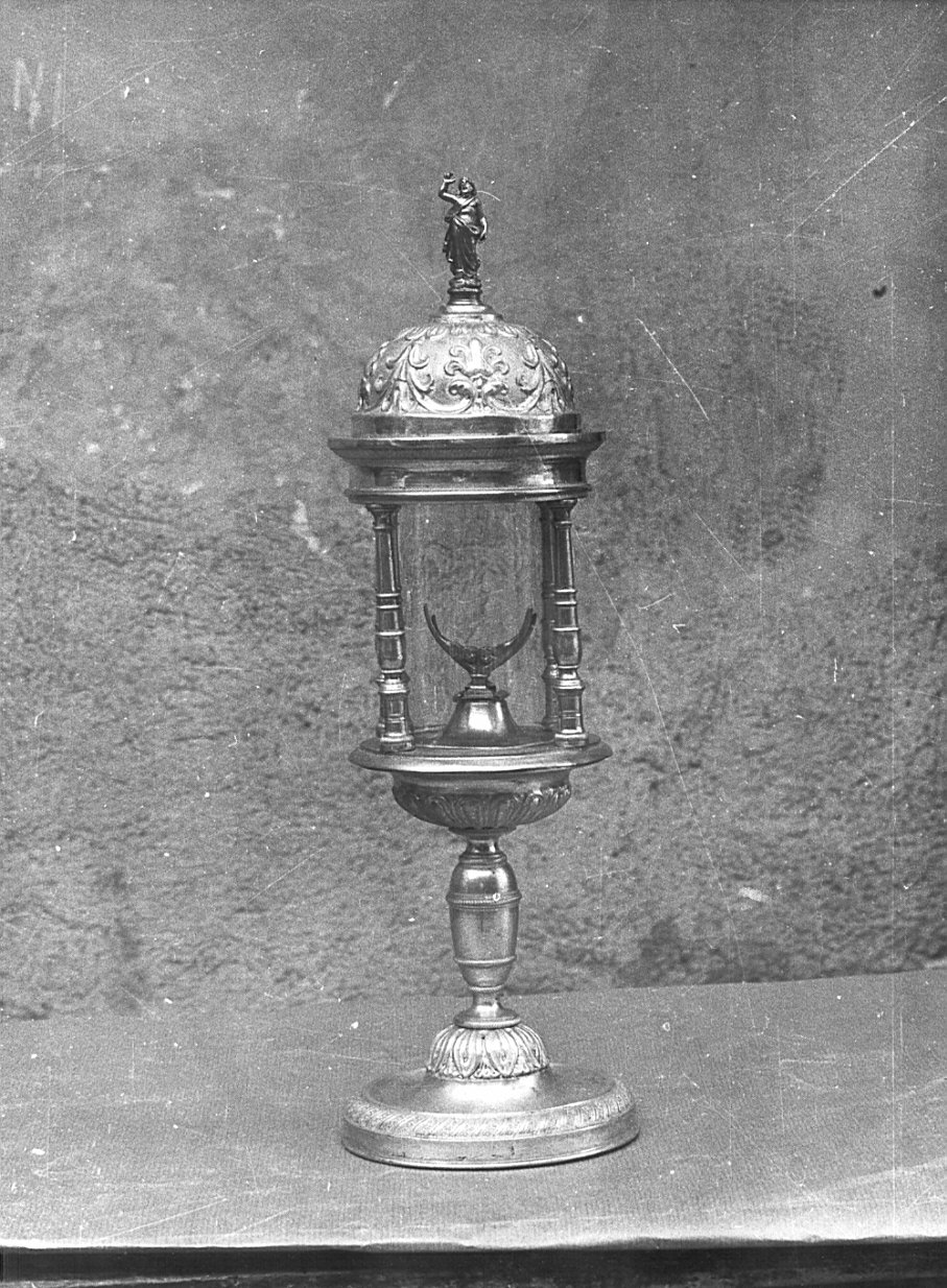 ostensorio architettonico, opera isolata - bottega lombarda (sec. XVI)