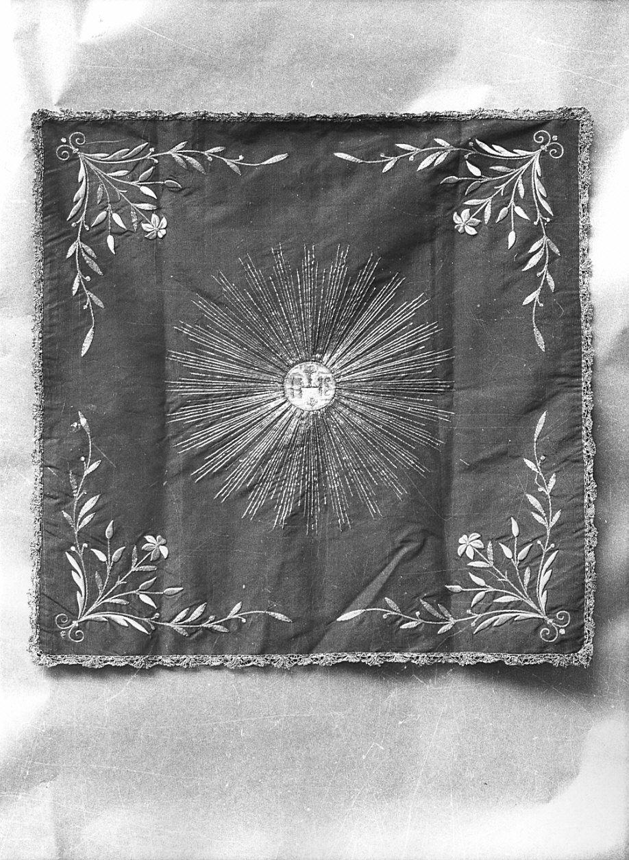 velo omerale, opera isolata - manifattura lombarda (sec. XIX)