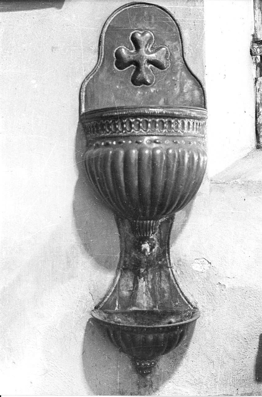 lavabo da sacrestia, opera isolata - bottega lombarda (sec. XVII)