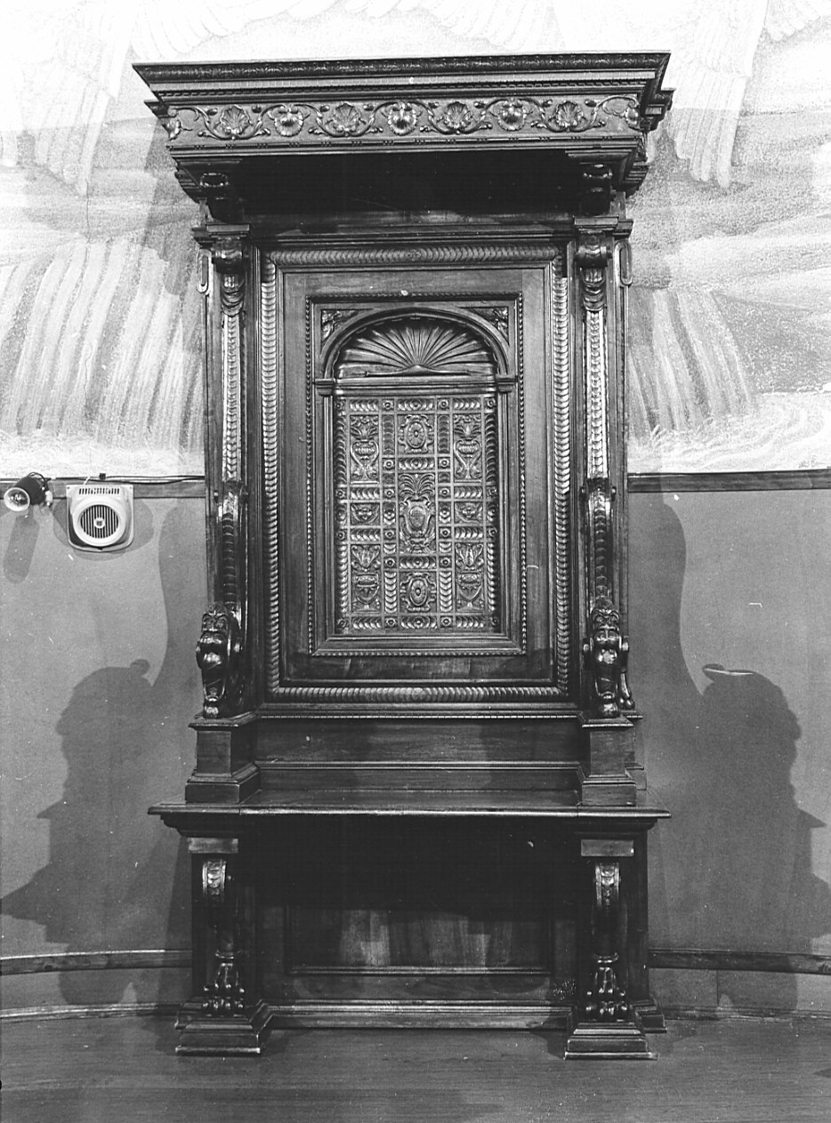 stalli del coro, opera isolata - bottega lombarda (fine/inizio secc. XIX/ XX)