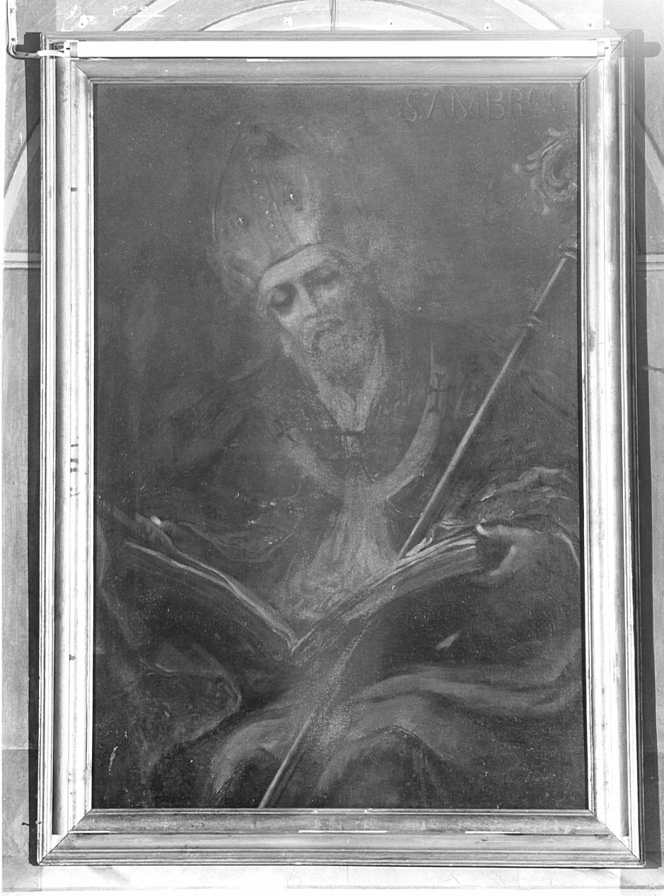 Sant'Ambrogio (dipinto, opera isolata) - ambito italiano (sec. XVII)