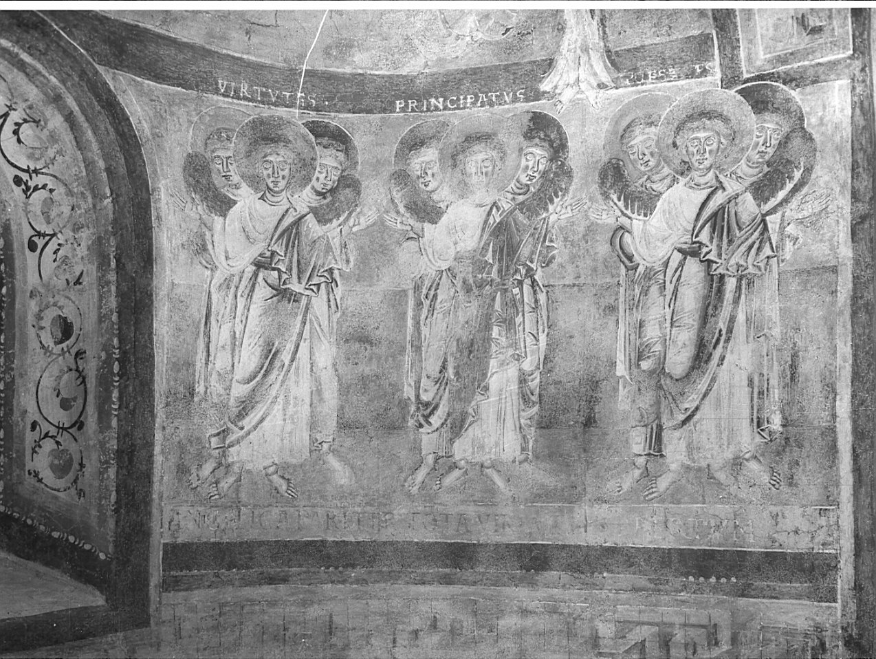 gerarchie angeliche (dipinto) - ambito italiano (terzo quarto sec. XI)